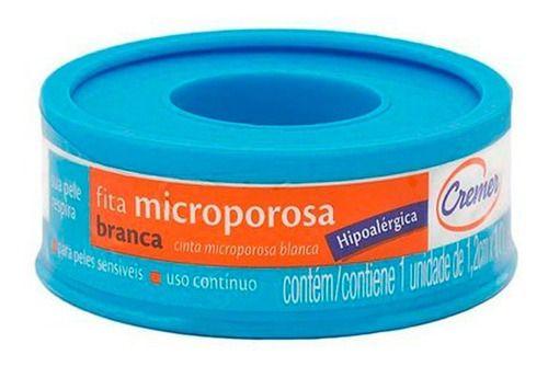 Imagem de Fita Micropore Branco 1,2cm x 10m 10 Unidades Cremer 