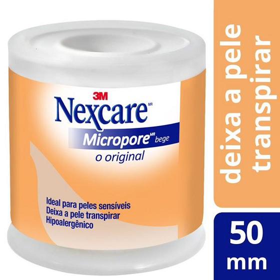 Imagem de Fita Micropore Nexcare Bege 50MM X 4,5M 3M