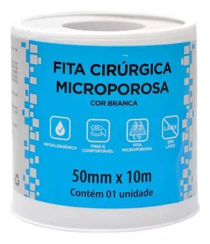 Imagem de Fita Microporosa Cirúrgica Hipoalérgica 50mm x 10m - Ciex