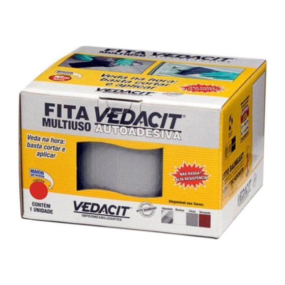 Imagem de Fita Multiuso Aluminio 10cm X 10m - Vedacit - Otto