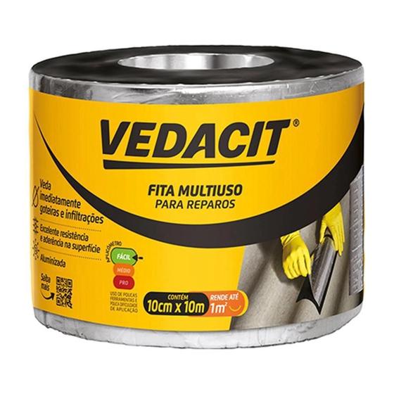 Imagem de Fita Multiuso Vedacit 10Cm X 10 Metros