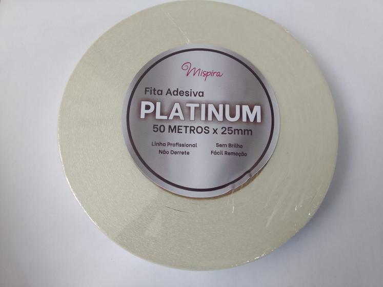 Imagem de  Fita Platinum Extra Forte A Prova Dágua Para Prótese 50m x 2,5cm
