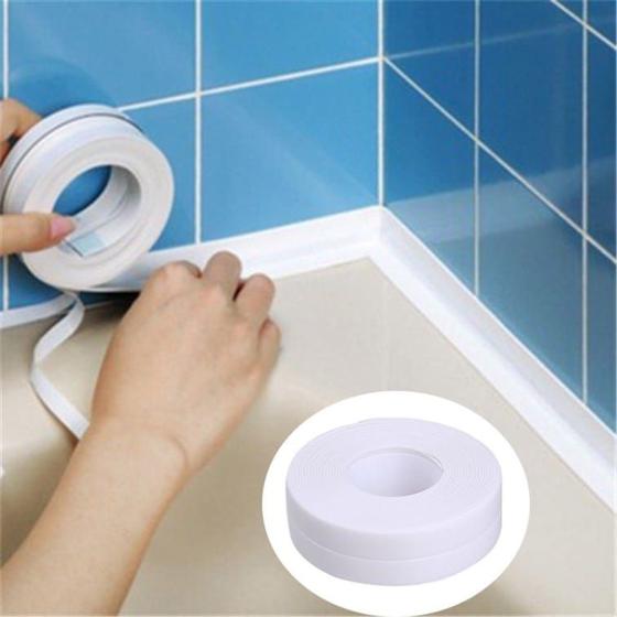 Fita Selante De Pvc À Prova D 'Água Para Cozinha / Banheiro / Banheira Menor preço em Fita Selante De Pvc À Prova D 'Água Para Cozinha / Banheiro / Banheira