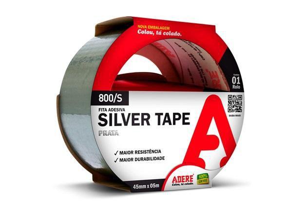 Imagem de Fita silver tape 45mmx5m prata adere