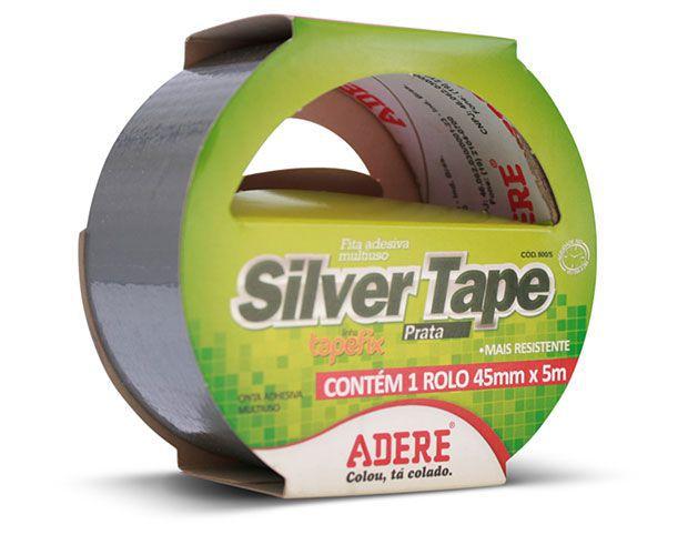 Fita silver tape multiuso 45mmx5m - adere - ADERE PRODUTOS AUTO ...