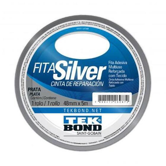 Imagem de Fita silver tape prata 48mmx5m