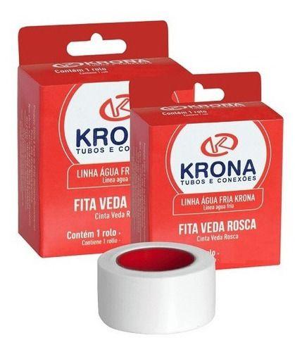 Imagem de Fita Veda Rosca 18 mm x 50 Metros Krona