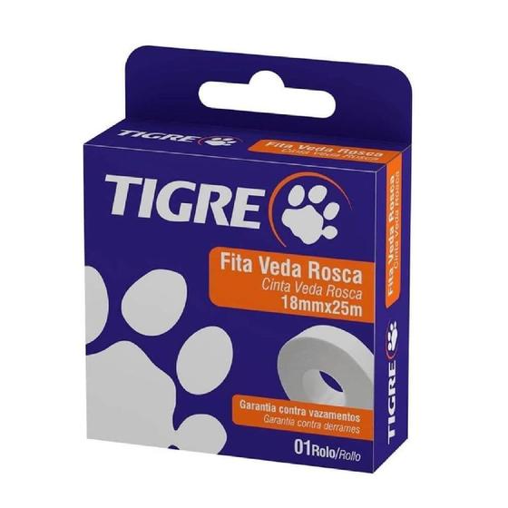 Imagem de Fita Veda Rosca 18mmx25m       Tigre