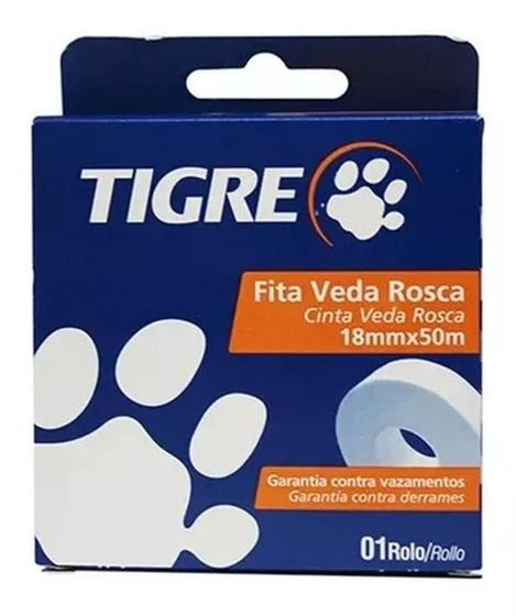 Imagem de Fita Veda Rosca 50m x 18mm Tigre