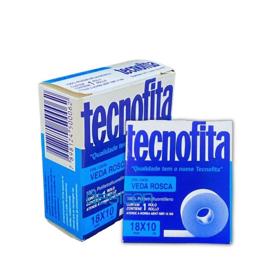 Imagem de Fita Veda Rosca PVC Tecnofita 18mmX10m