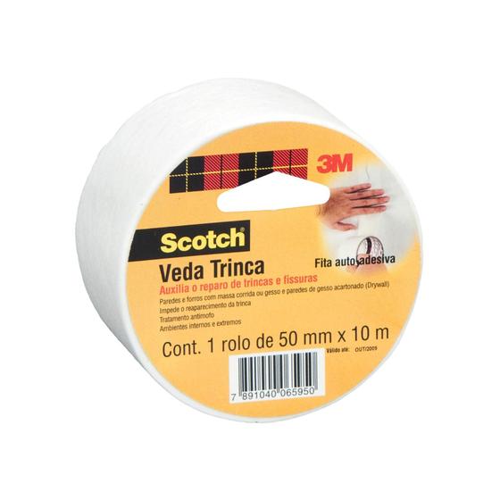 Imagem de Fita Veda Trinca E Fissuras 3m Scotch 50mm X 10 Metros Antimofo