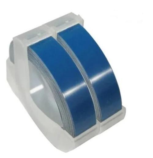 Imagem de Fita Vinil Azul Lago Aplicável Dymo Manual 6Mm 3Dob15 2 Un