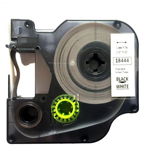 Nastri Dymo 18444 Industriali D1 - 12mm X 5.5m, Nero Su Bianco, Per Etichettatrici - Foto 9