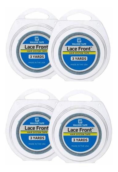 Imagem de Fita Walter Type Lace Front Dupla Face 3 Yards 1,27Mm - 4Un