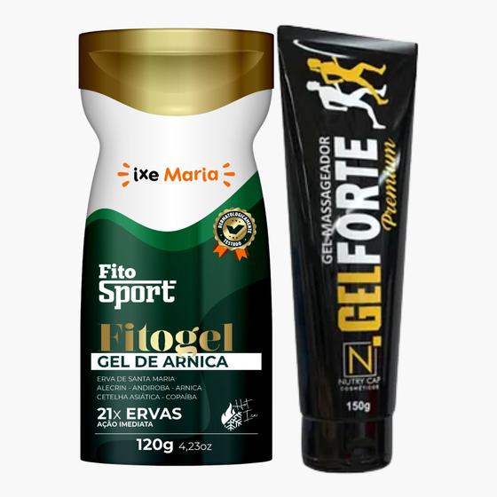 Imagem de FitoSport 21 Ervas + Gel massageador Gel Forte Premium Nutry Cap