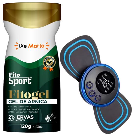 Imagem de FitoSport Gel de Arnica Fitogel 21 Ervas + Mini Massageador Portátil Recarregável