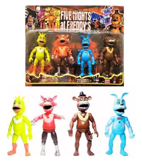 Imagem de Five Nights At Freddy's Kit 4 Bonecos Animatronics