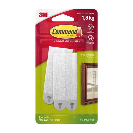 Imagem de Fixa Quadro Command Grande Branco