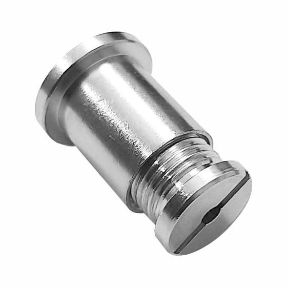 Imagem de Fixador De Teto Em Latão Niquelado Sem Ajuste Com Rosca M10x1 Com Tampa MD-6007