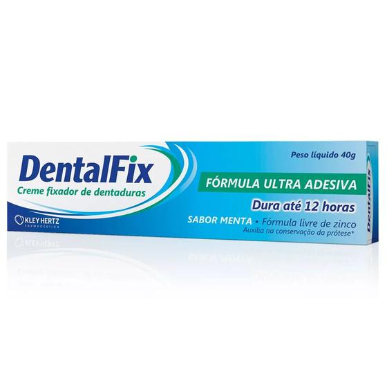 Imagem de Fixador Dentadura Dentalfix Menta Creme 40g