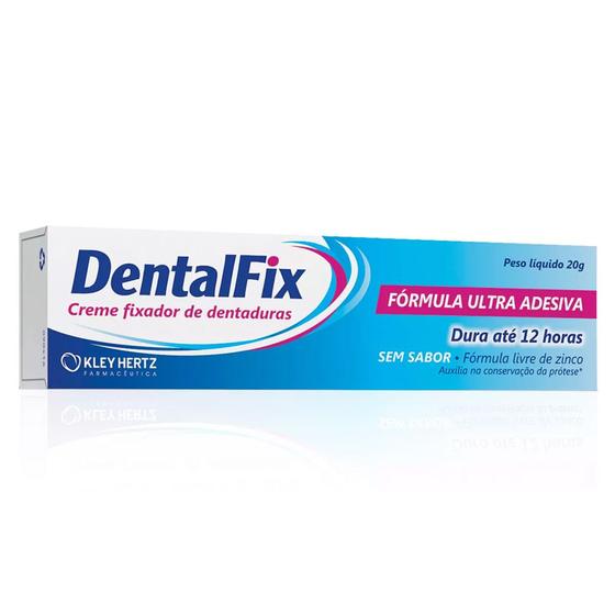 Fixador Dentadura Dentalfix sem Sabor Creme 20g Menor preço em Fixador Dentadura Dentalfix sem Sabor Creme 20g