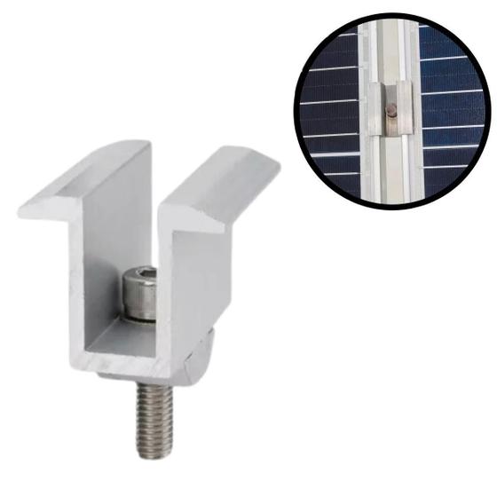 Imagem de Fixador Grampo Middle Clamp Linha C Placa Painel Solar