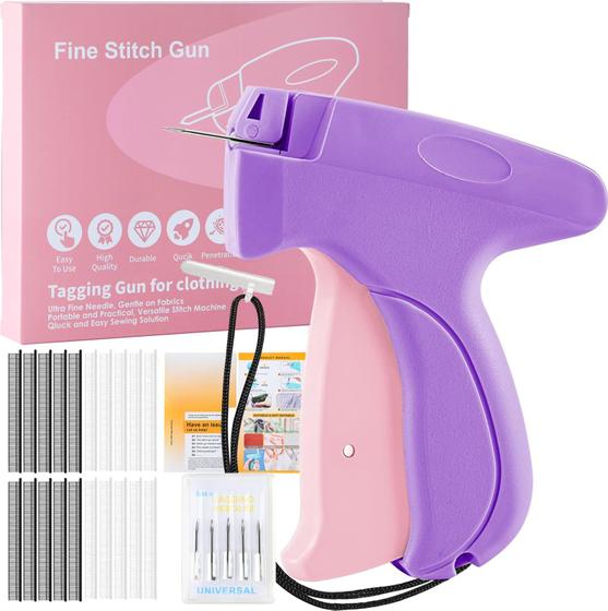 Imagem de Fixador rápido de roupas Stitchy Gun NEOAURR com agulhas e fechos