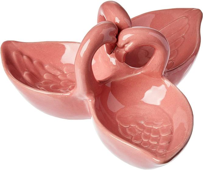 Imagem de Flamingo de Cerâmica Rosa Decorativo Flamant Adorno Home&Co