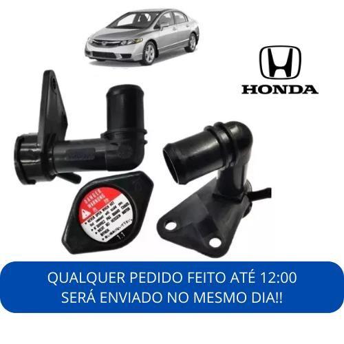 Imagem de Flange Com Tampa Radiador Honda New Civic 2006 2007 2008 2009 2010 2011 19050rna01