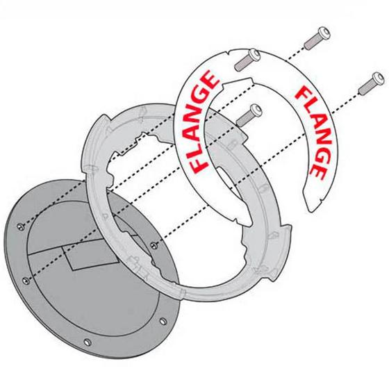 Imagem de Flange Tanque Givi BF11BR BMW R 1200/1250 GS 13/21 / Multistrada