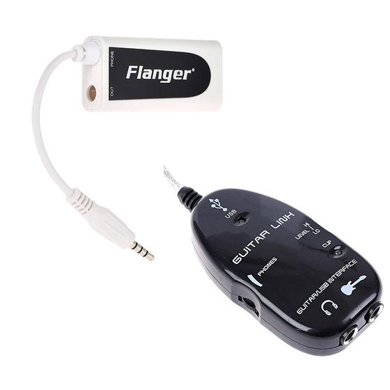 Imagem de Flanger + Guitar Link - Kit de interfaces para ligar instrumentos de corda no celular e computador