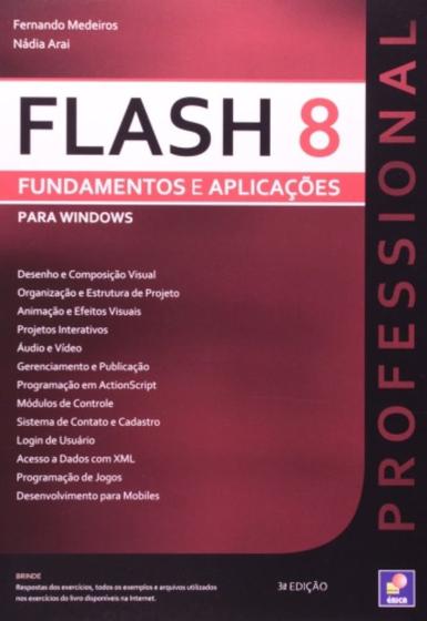 Imagem de Flash 8 professional - fundamentos e aplicacoes -