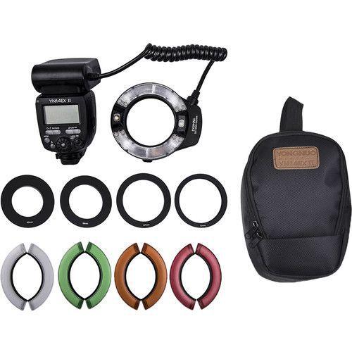 Imagem de Flash Circular Ring Yongnuo YN-14 EX II TTL Macro Com filtros