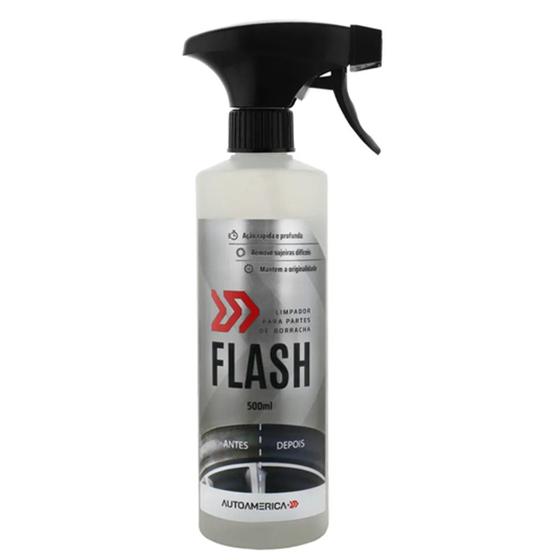 Imagem de Flash limpador para partes de borracha 500ml autoamérica