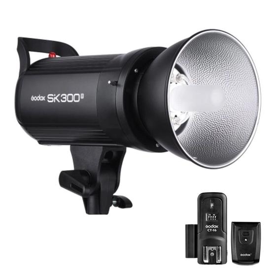 Imagem de Flash Tocha Estúdio Godox Sk300 Ii 110v + Rádio Flash