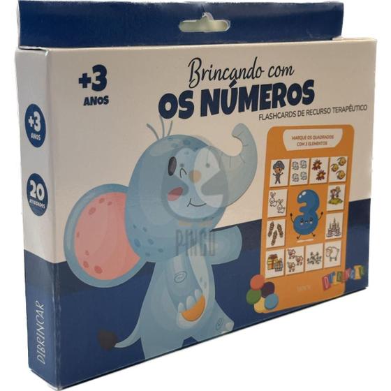 Imagem de FlashCards Brincando com os numeros - Dibrincar