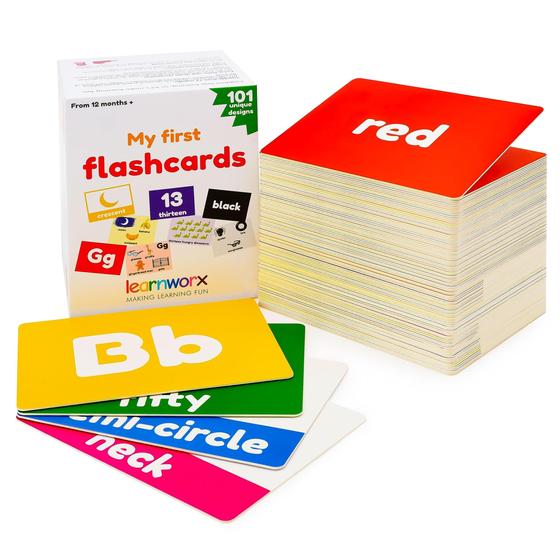 Imagem de Flashcards Learnworx - Meus Primeiros 101 Cartões (12m+)