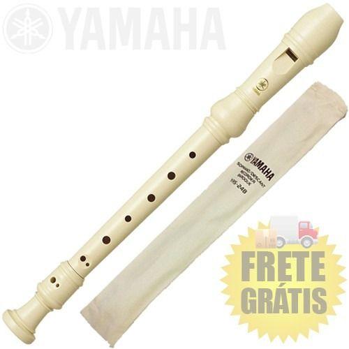 Imagem de Flauta Doce Barroca Resina Abs Yrs24b Yamaha + 