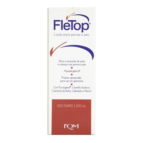 Imagem de Fletop loção para pernas e pés com 200ml