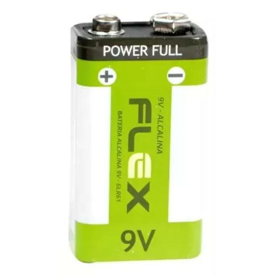 Imagem de Flex Alcalina 9v - Cart c/1 un