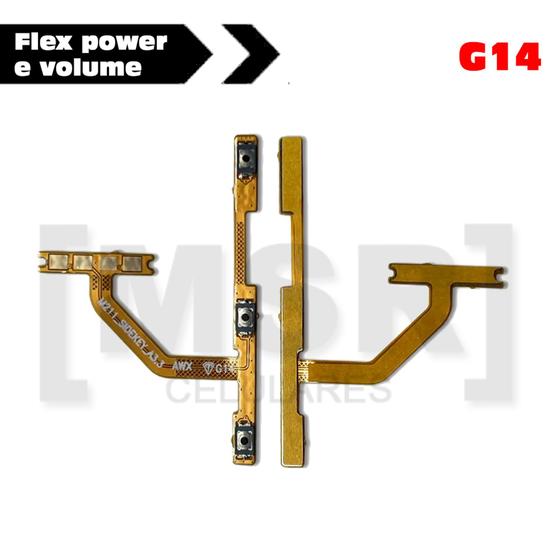 Imagem de Flex power e volume celular MOTOROLA modelo G14