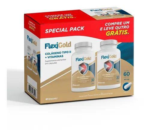 Flexigold Colágeno Tipo 2 + Vitaminas Special Pack 60 caps 40mg - Herbamed é ruim? Flexigold Colágeno Tipo 2 + Vitaminas Special Pack 60 caps 40mg - Herbamed é boa?