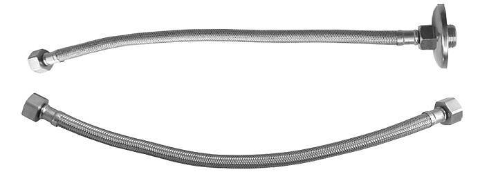 Imagem de Flexivel 1/2 30Cm Macho X Femea Com Canopla, Emmeti