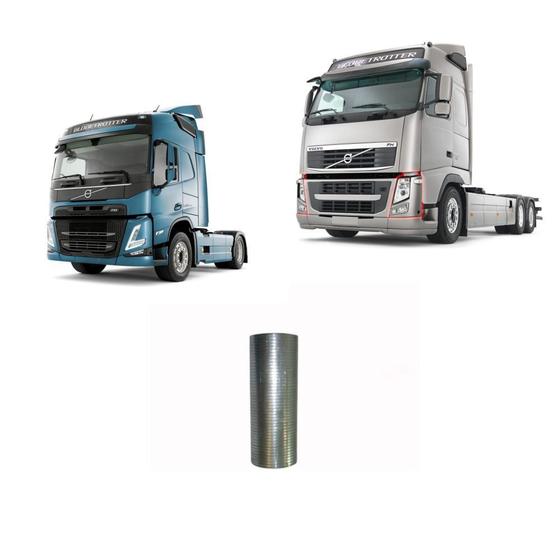 Imagem de Flexivel do Escape de Inox 127x350 mm 3199065 Volvo FH NH FM