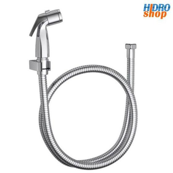 Imagem de Flexível Ducha Higiênica Cromado Deca 1,2mts Com Ducha E Suporte - 4260KIT240