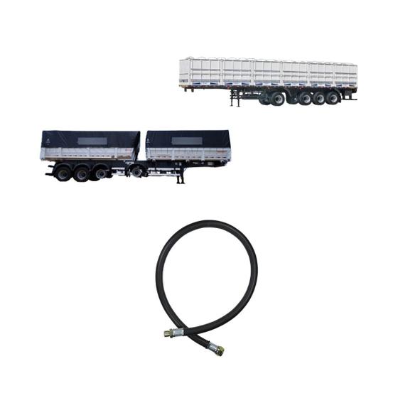 Imagem de Flexivel Freio Carretas Trucks E Carretas Mang.1/2 (Macho 16 Mm X Femea 18 Mm)