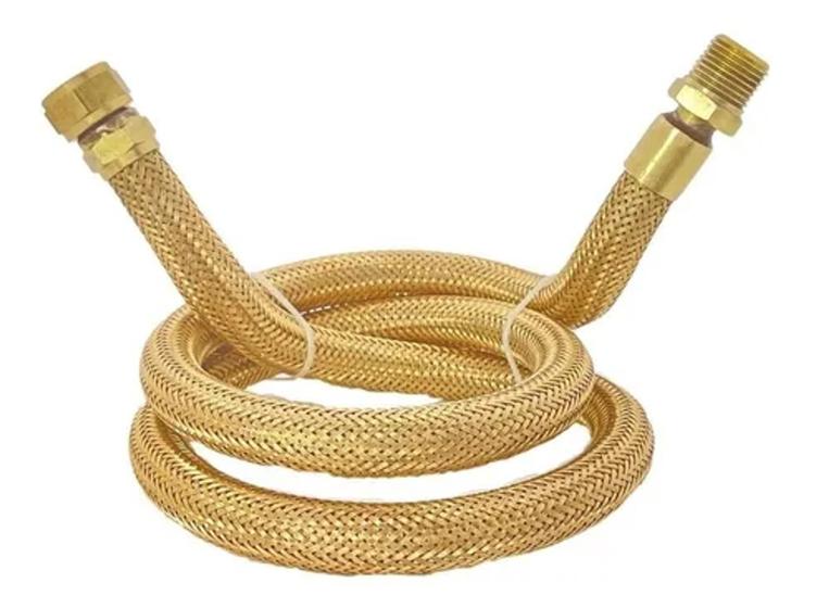 Imagem de Flexível para gás 1/2 m x f 1,5m tomback nbr 14.177