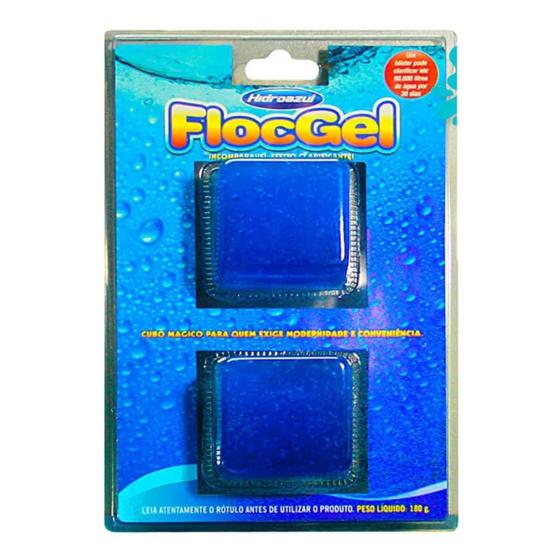 Imagem de Floc Gel Clarificante Hidroazul 2 Pastilhas 180 Gramas