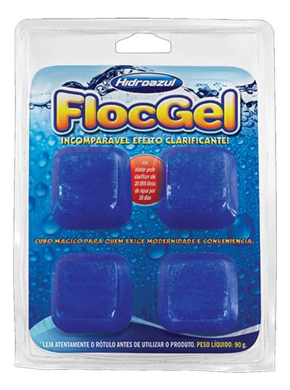 Imagem de Flocgel 4 Cubos Hidroazul - Gel Clarificante Para Piscina