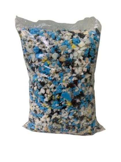 Imagem de Flocos De Espuma Para Almofadas, Travesseiros E Puffs 1 Kg